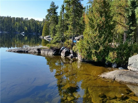 WATERFRONT LOG CABIN - photo 3