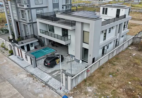 Modern 7-bedroom, 8-bathroom home in Phnom Penh, Cambodia, completed in 2026.